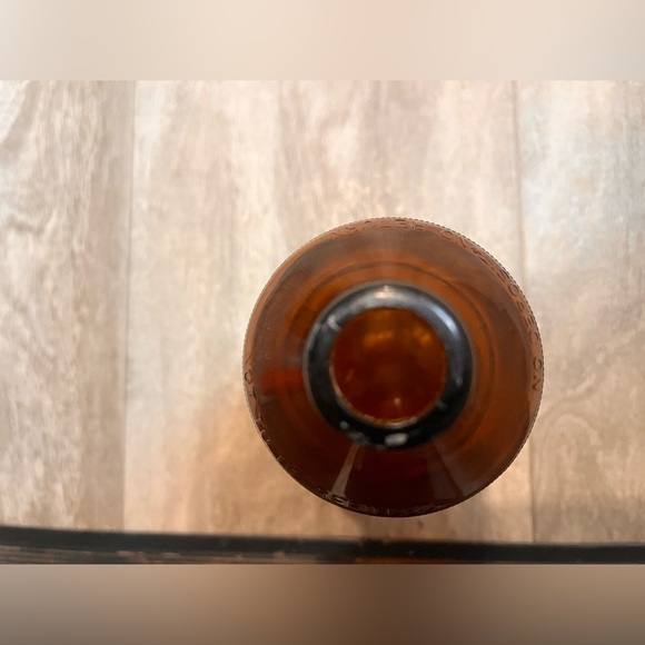 3 - vintage 1930-1940s Amber/ Brown Glass Bottle Set - Home Accents - Picture 4 of 6